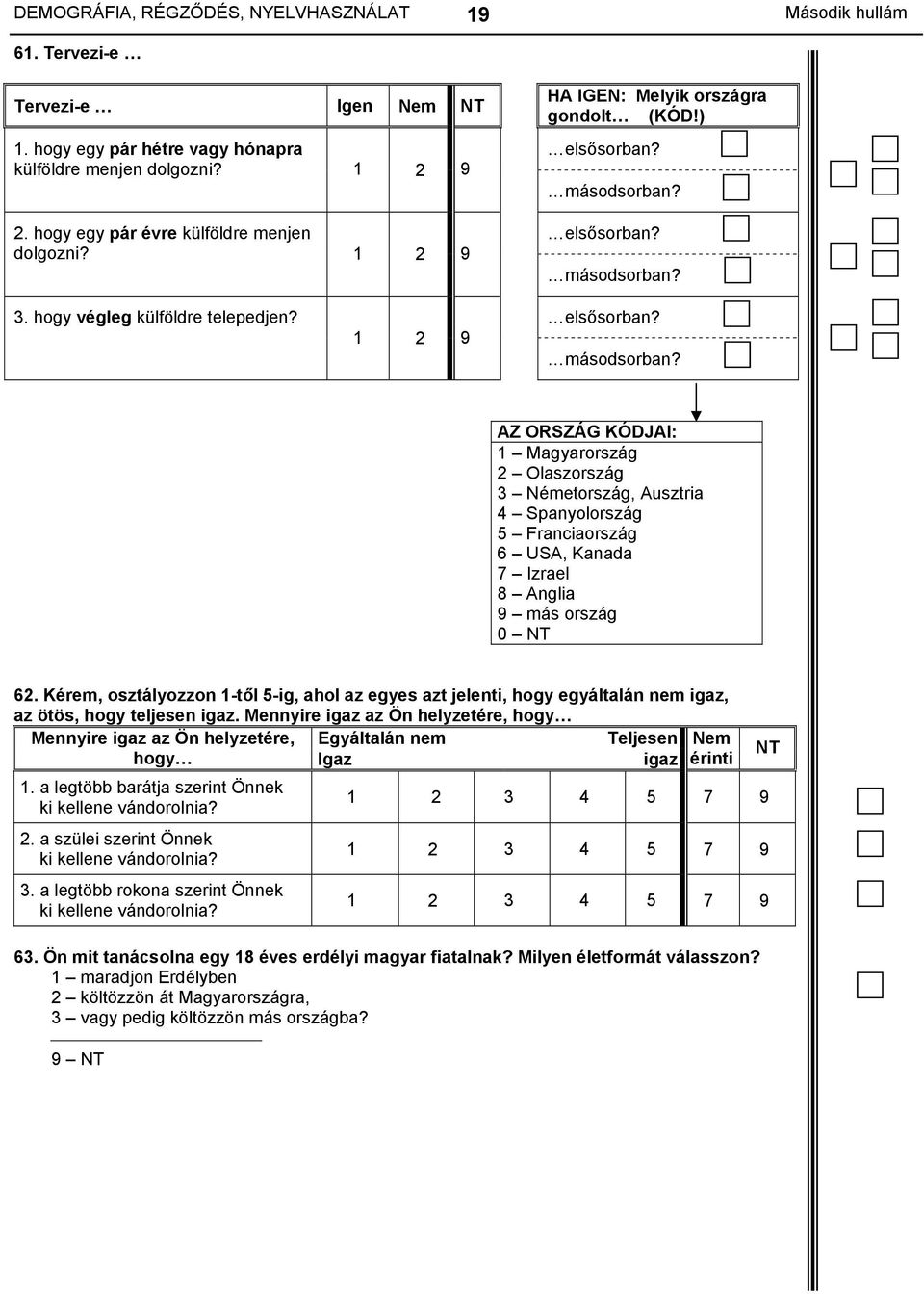 Kérem, osztályozzon 1-től 5-ig, ahol az egyes azt jelenti, hogy egyáltalán nem igaz, az ötös, hogy teljesen igaz.