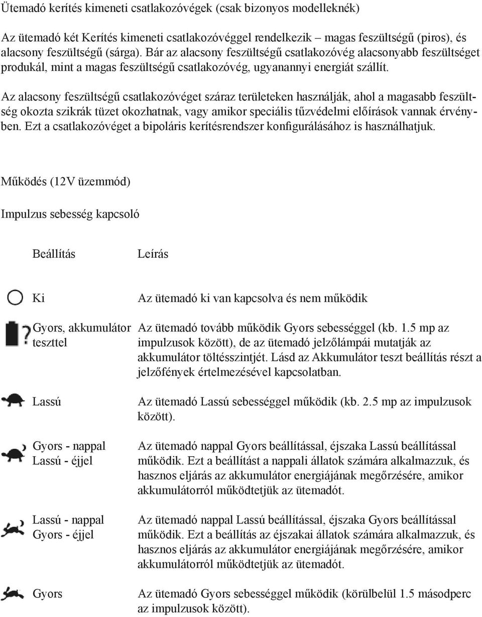 Az alacsony feszültségű csatlakozóvéget száraz területeken használják, ahol a magasabb feszültség okozta szikrák tüzet okozhatnak, vagy amikor speciális tűzvédelmi előírások vannak érvényben.