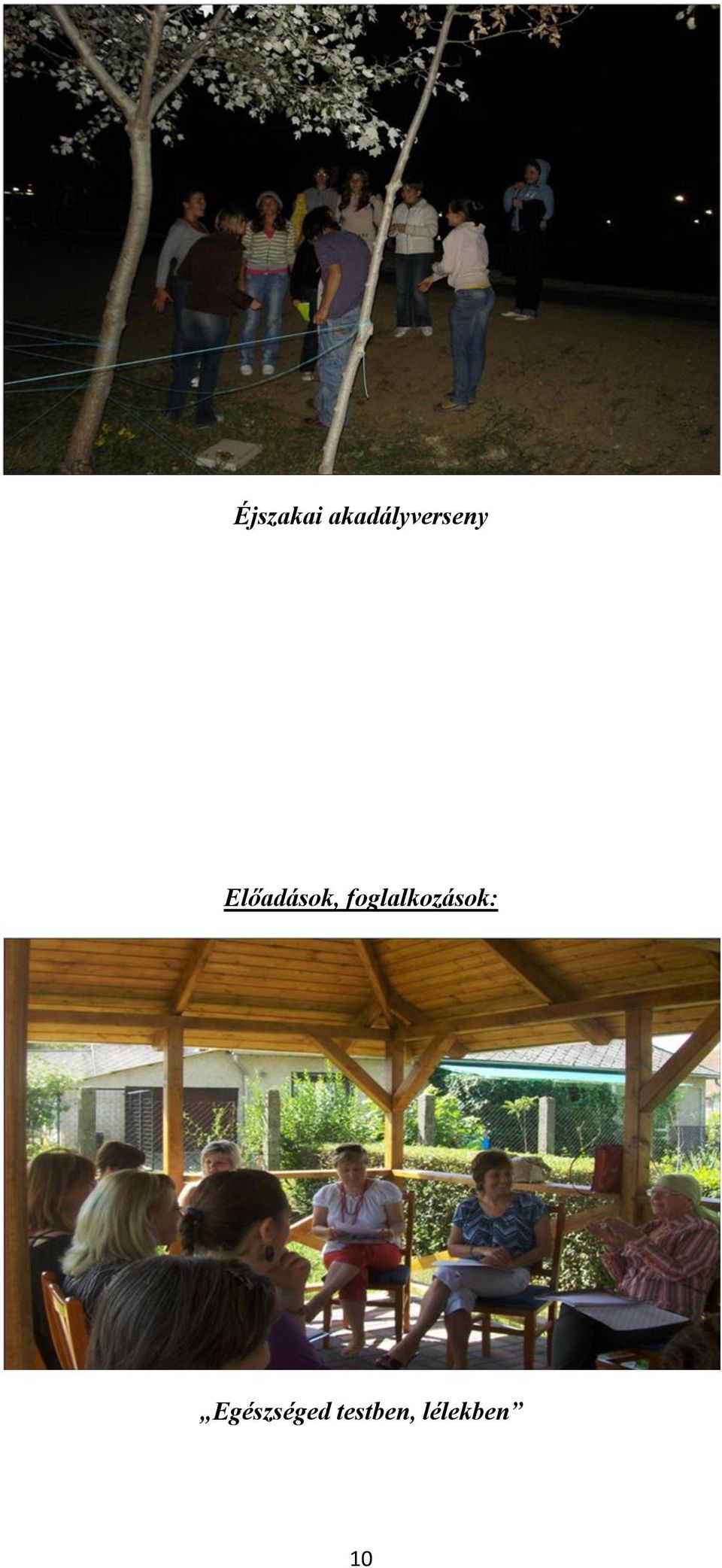 Előadások,