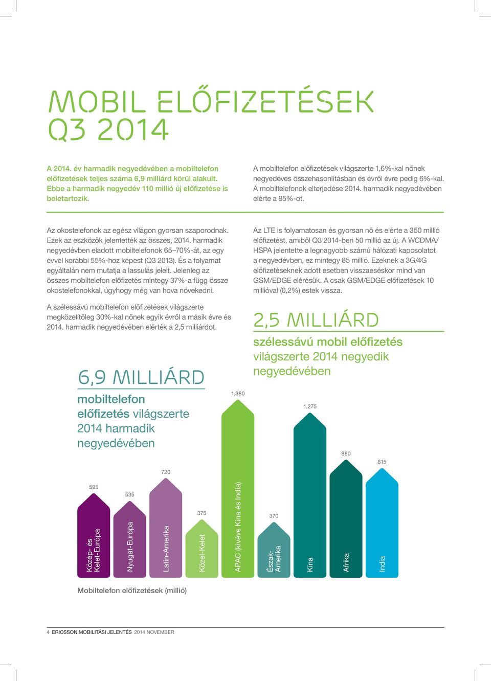 Az okostelefonok az egész világon gyorsan szaporodnak. Ezek az eszközök jelentették az összes, 2014.