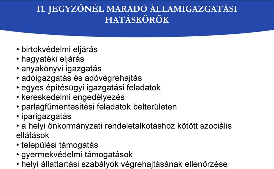 parlagfűmentesítési feladatok belterületen iparigazgatás a helyi önkormányzati rendeletalkotáshoz kötött