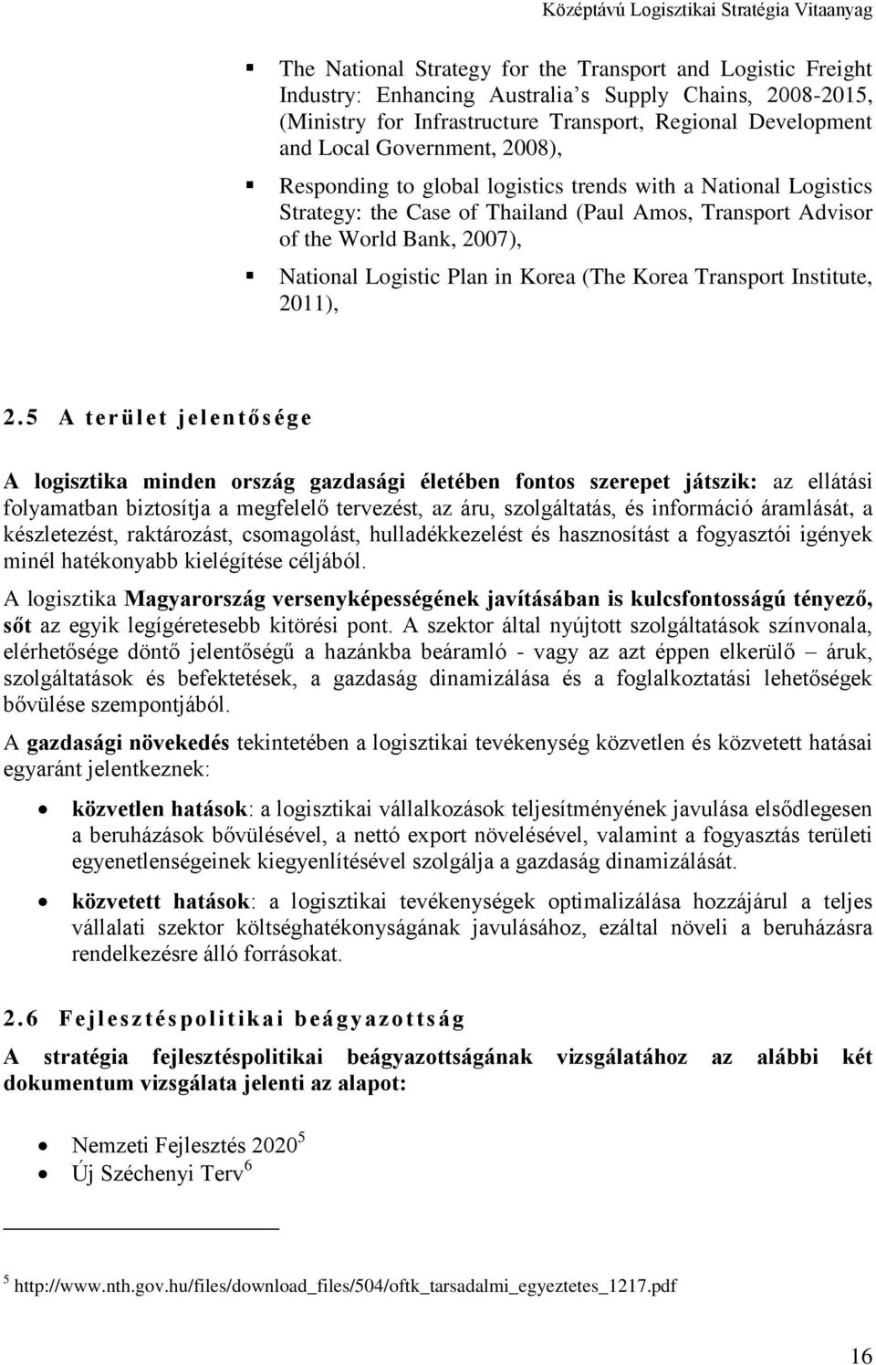 Korea (The Korea Transport Institute, 2011), 2.