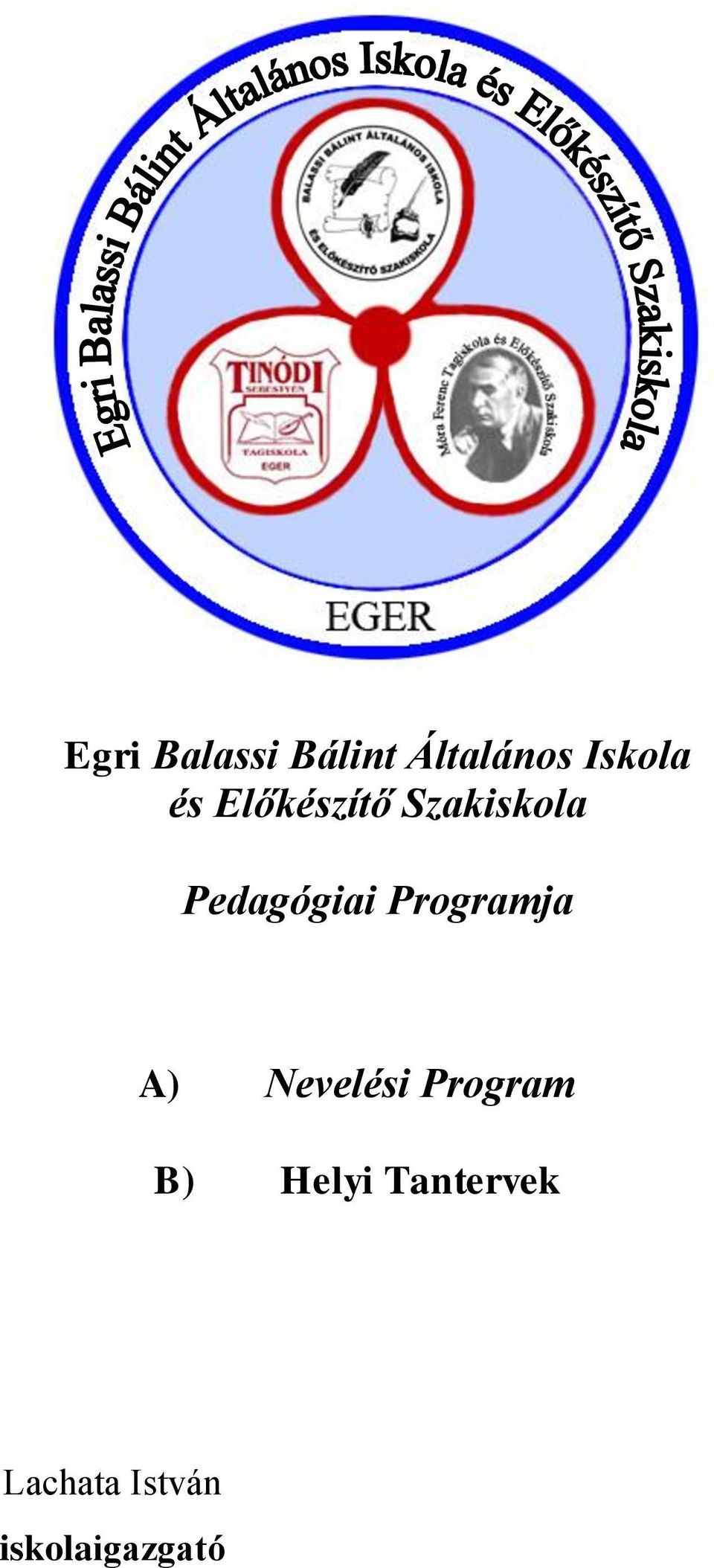 Prgramja A) Nevelési Prgram B) Helyi