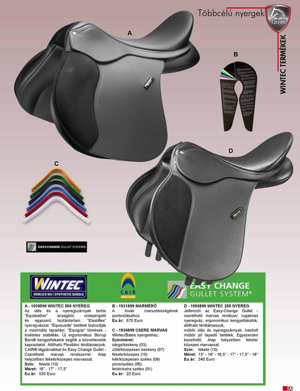 Állítható Flexibloc térdtámaszok. CIR légpárnákkal és Easy Change Gullet - Cserélhető marvas rendszerrel. lap helyzetben fekete/közepes marvassal.