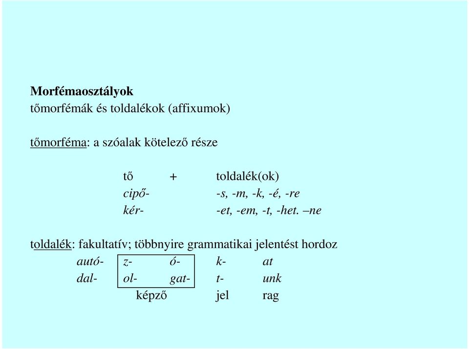 kér- -et, -em, -t, -het.