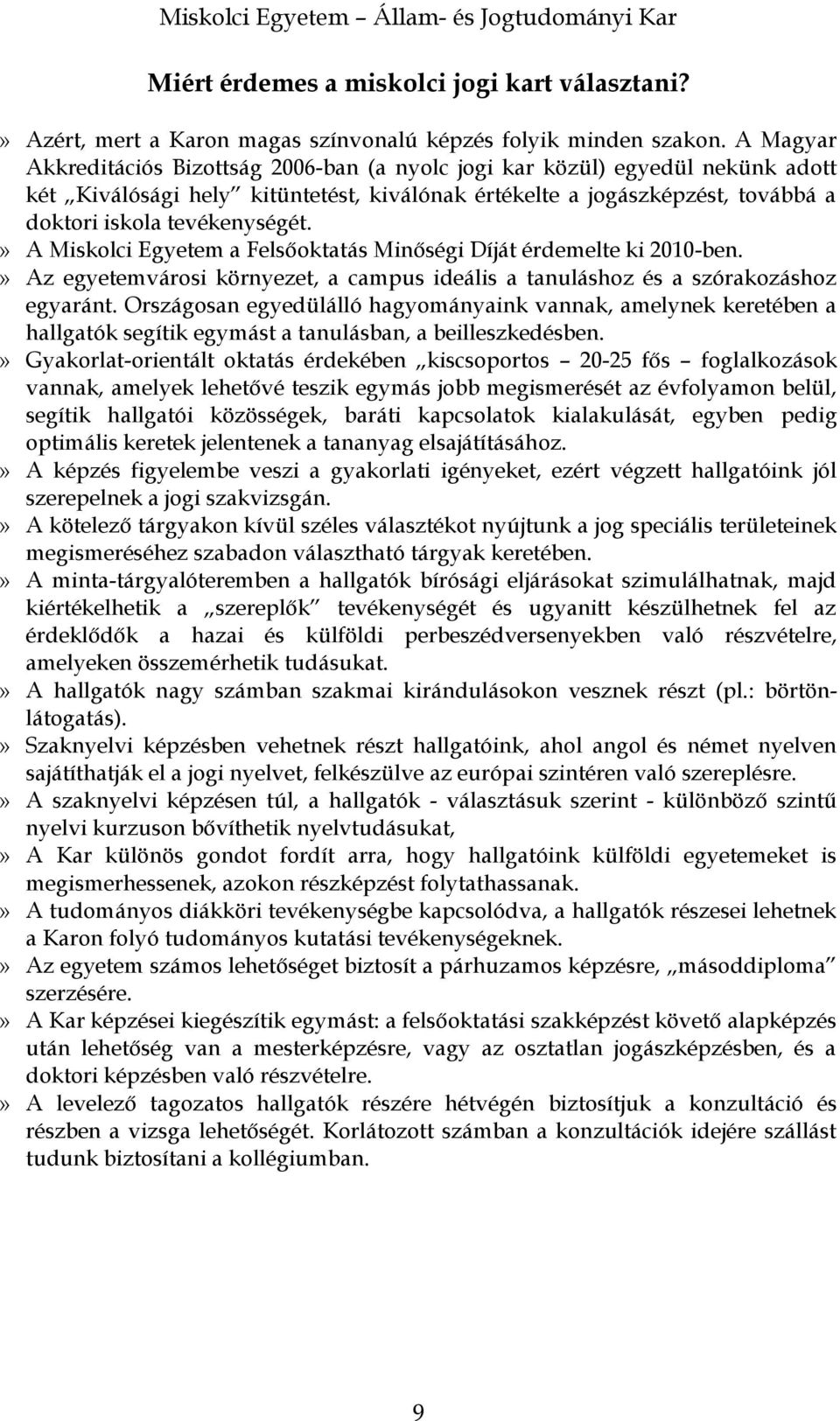 Miskolci Egyetem. Állam- és Jogtudományi Kar - PDF Ingyenes letöltés