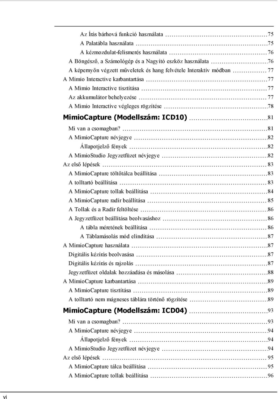 ICD10) 81 Mi van a csomagban?