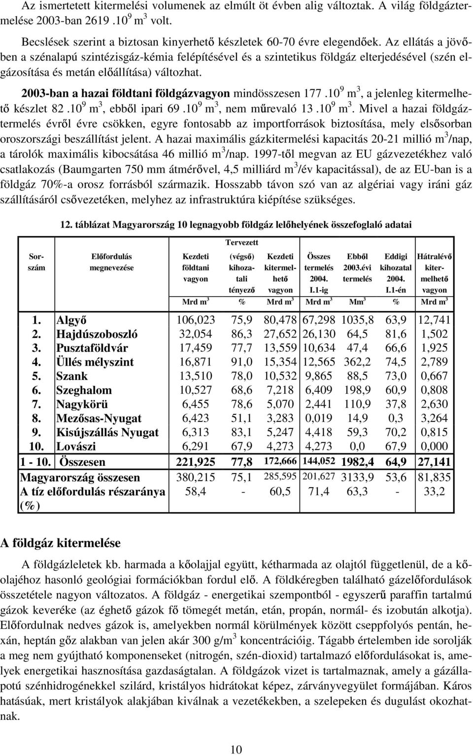Az ellátás a jövıben a szénalapú szintézisgáz-kémia felépítésével és a szintetikus földgáz elterjedésével (szén elgázosítása és metán elıállítása) változhat.