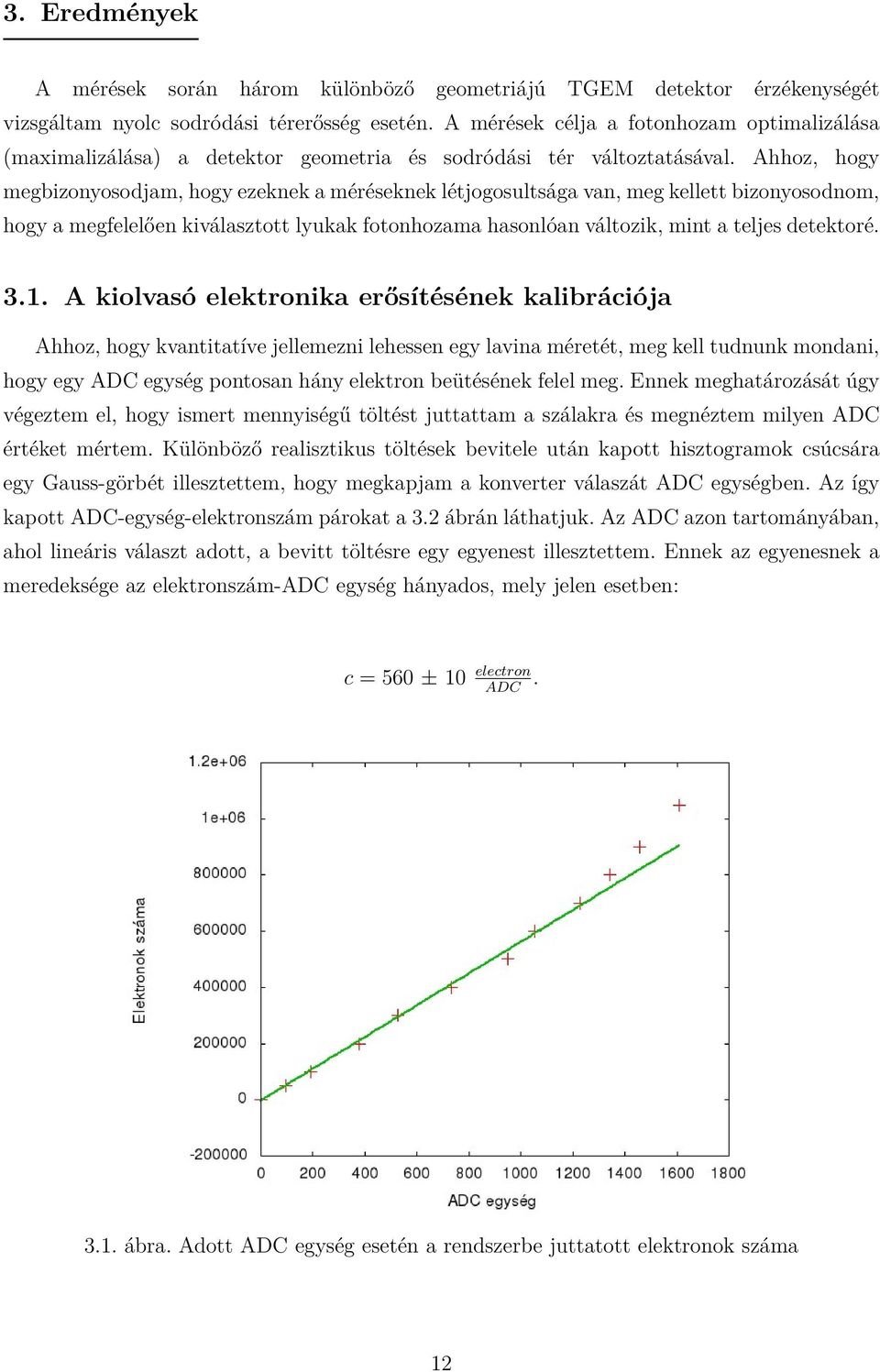 Ahhoz, hogy megbizonyosodjam, hogy ezeknek a méréseknek létjogosultsága van, meg kellett bizonyosodnom, hogy a megfelelően kiválasztott lyukak fotonhozama hasonlóan változik, mint a teljes detektoré.