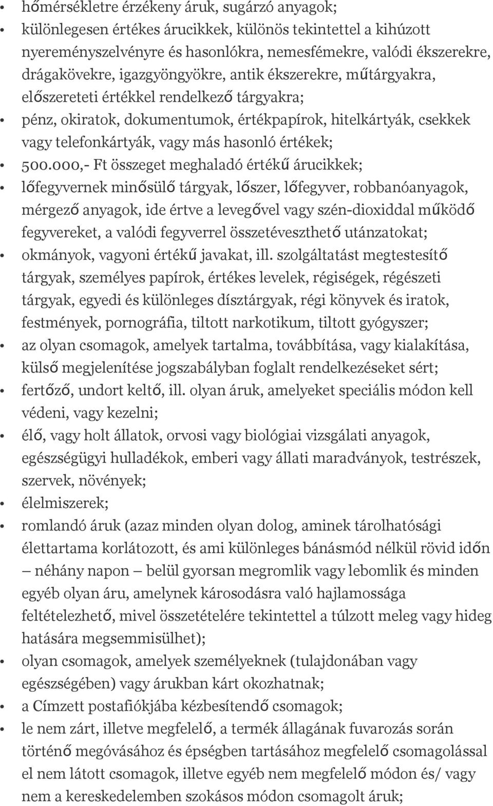 értékek; 500.