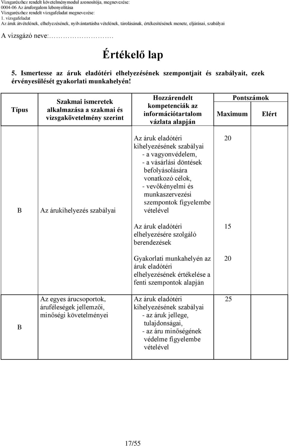 kihelyezésének szabályai - a vagyonvédelem, - a vásárlási döntések befolyásolására vonatkozó célok, - vevőkényelmi és munkaszervezési szempontok figyelembe vételével 20 Az áruk eladótéri