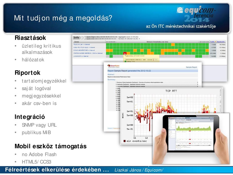 Riportok tartalomjegyzékkel saját logóval megjegyzésekkel