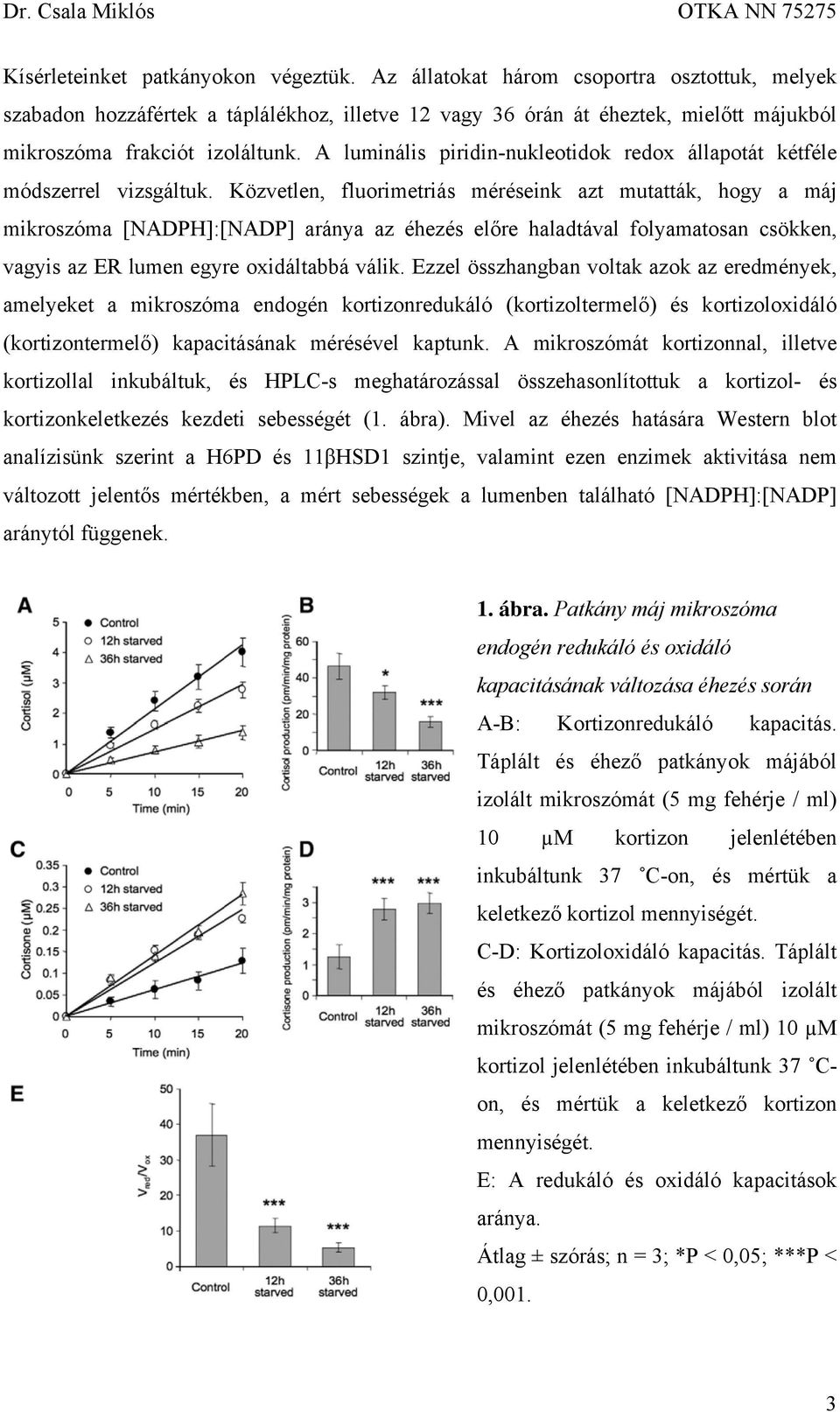 A luminális piridin-nukleotidok redox állapotát kétféle módszerrel vizsgáltuk.