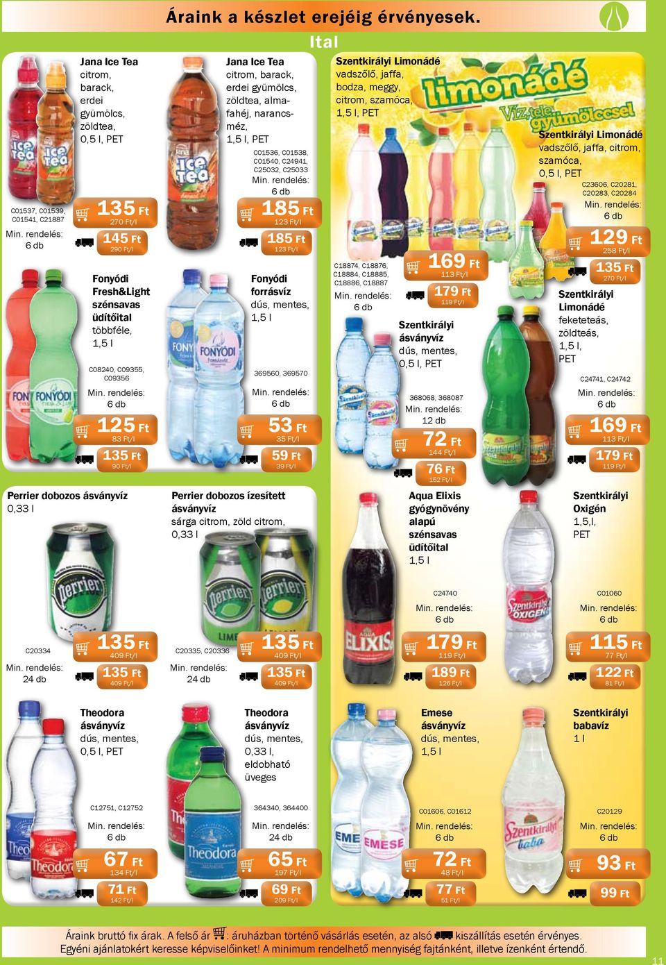 Ital Jana Ice Tea citrom, barack, erdei gyümölcs, zöldtea, almafahéj, narancsméz, 1,5 l, PET C01536, C01538, C01540, C24941, C25032, C25033 185 Ft 123 Ft/l 185 Ft 123 Ft/l Fonyódi forrásvíz dús,