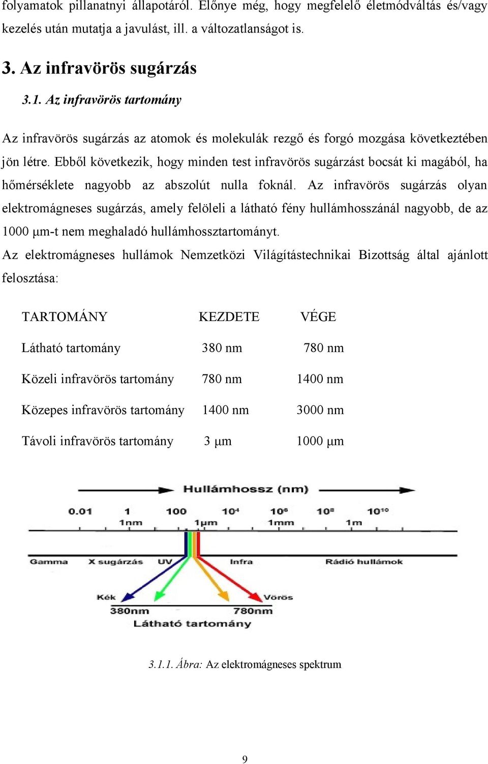 Ebből következik, hogy minden test infravörös sugárzást bocsát ki magából, ha hőmérséklete nagyobb az abszolút nulla foknál.