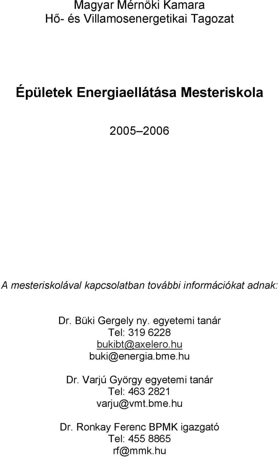 Bme Energetikai Mérnök épület Energetika Tárgyak