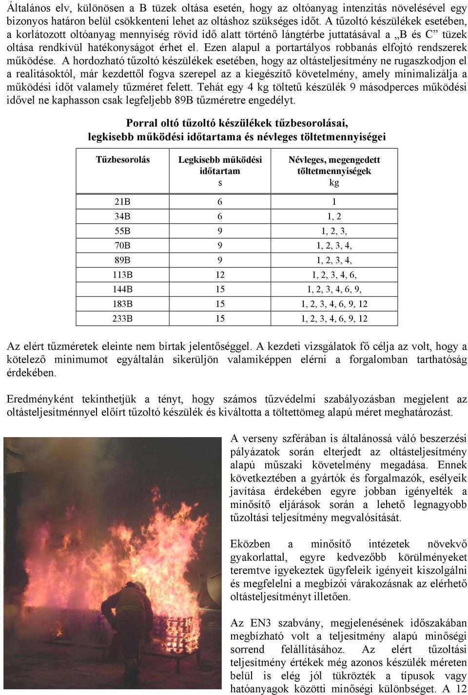 Szabó Attila Tűzoltó készülék vizsgálatok tapasztalatai a tűzoltási  teljesítménynövelés kérdései - PDF Ingyenes letöltés
