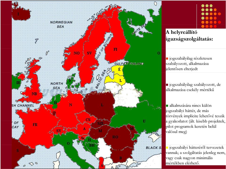 törvények implicite lehetővé teszik a gyakorlatot (ált.