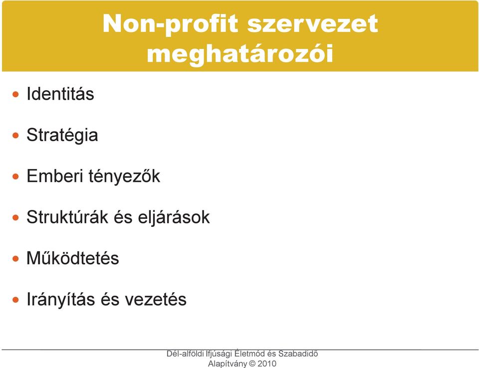 Stratégia Emberi tényezők