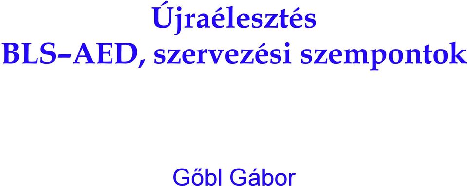 szervezési