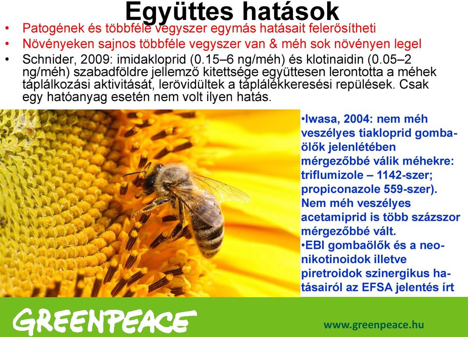 Csak egy hatóanyag esetén nem volt ilyen hatás.