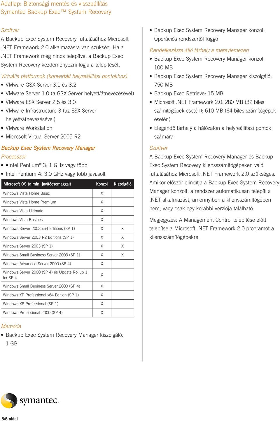 2 VMware Server 1.0 (a GS Server helyett/átnevezésével) VMware ES Server 2.5 és 3.