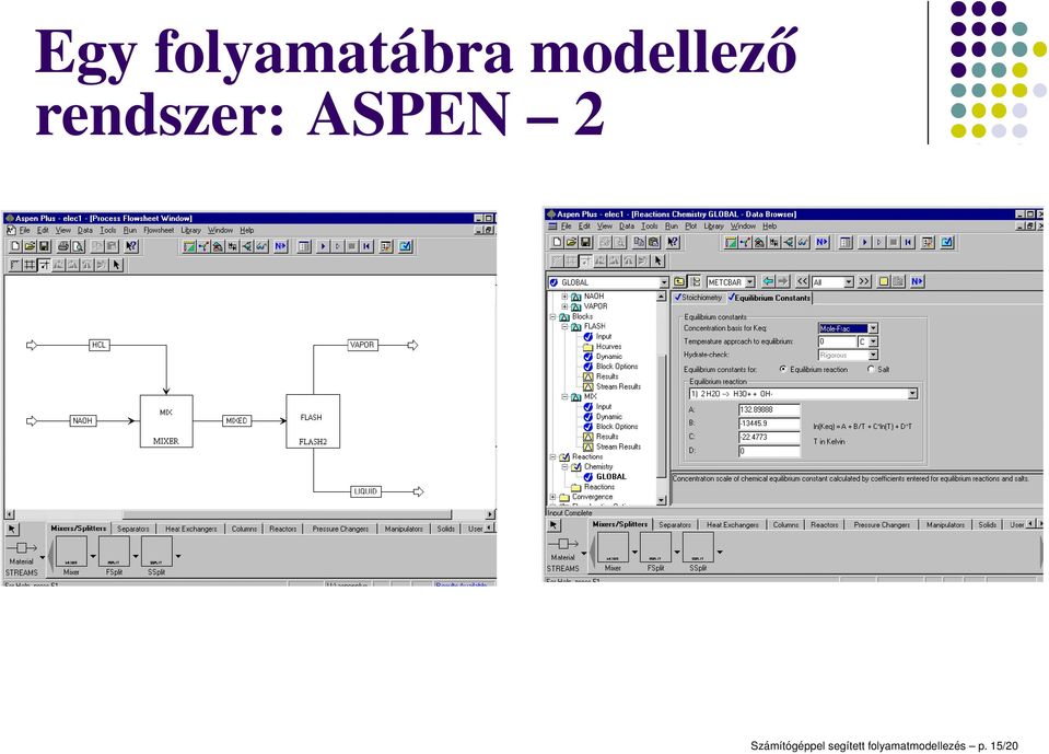 ASPEN 2 Számítógéppel