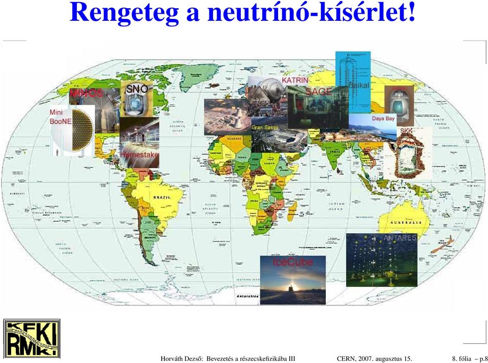 részecskefizikába III CERN,