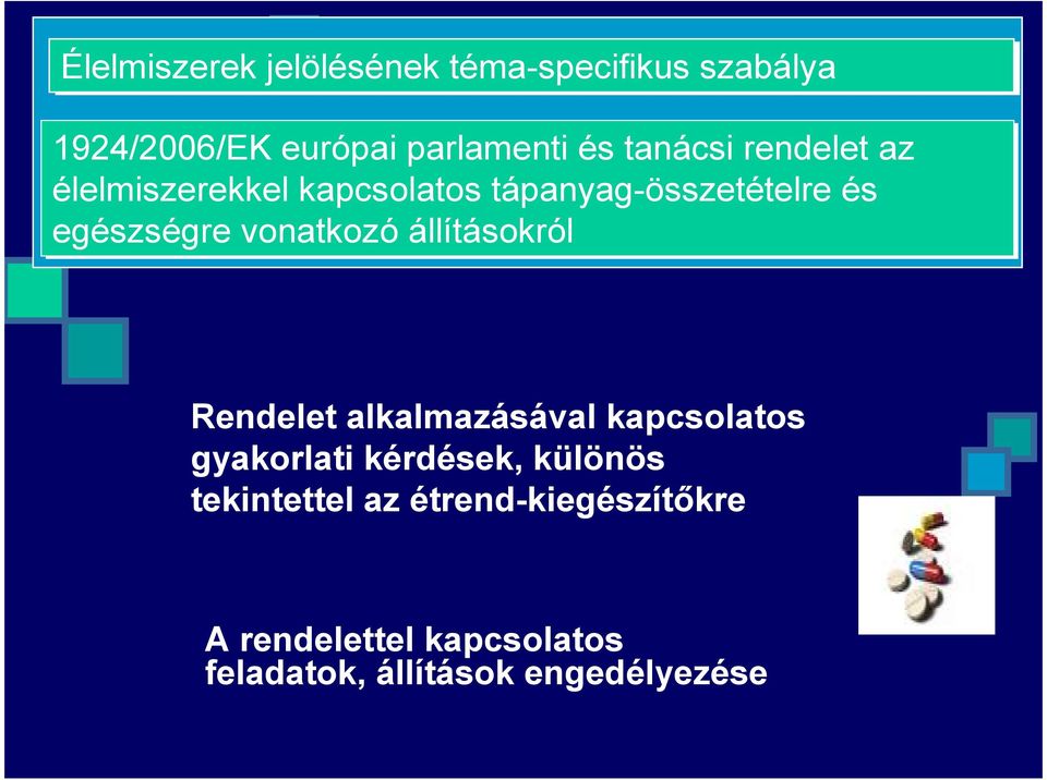 vonatkozó állításokról Rendelet alkalmazásával kapcsolatos gyakorlati kérdések, különös