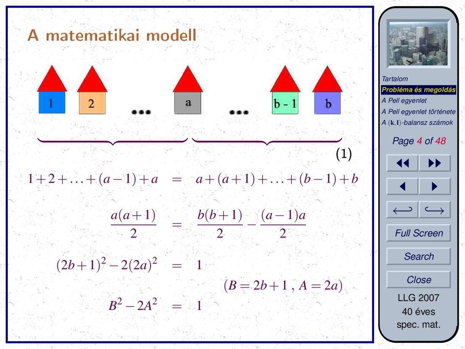 .. + (b 1) + b a(a + 1) 2 = b(b + 1) 2 (a 1)a 2