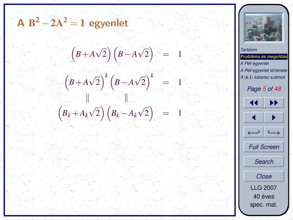 B A k 2) = 1 ) (B k + A k 2 )(B