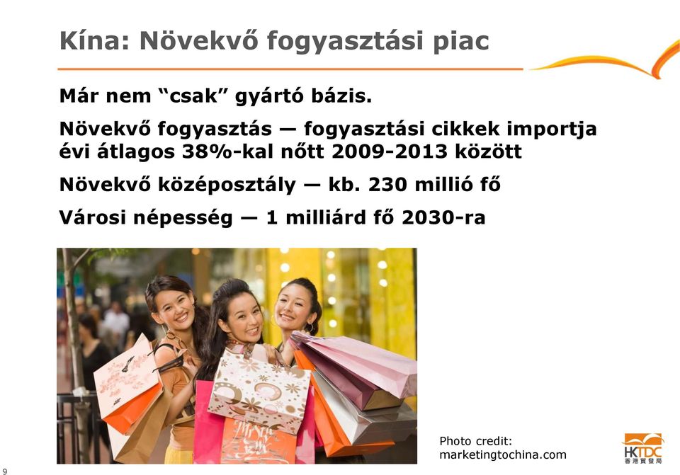 38%-kal nőtt 2009-2013 között Növekvő középosztály kb.