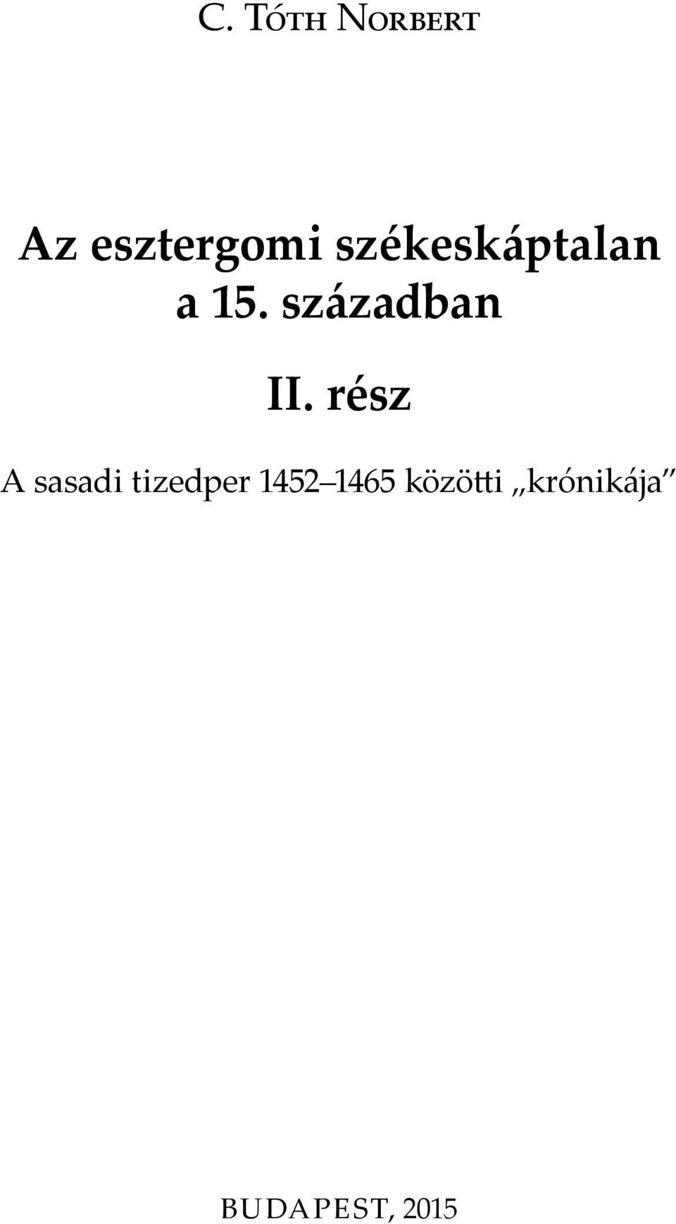 században II.