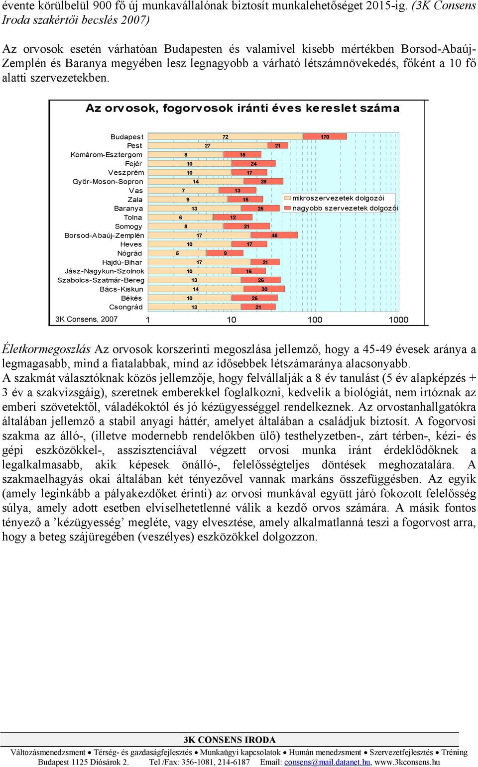 főként a fő alatti szervezetekben.