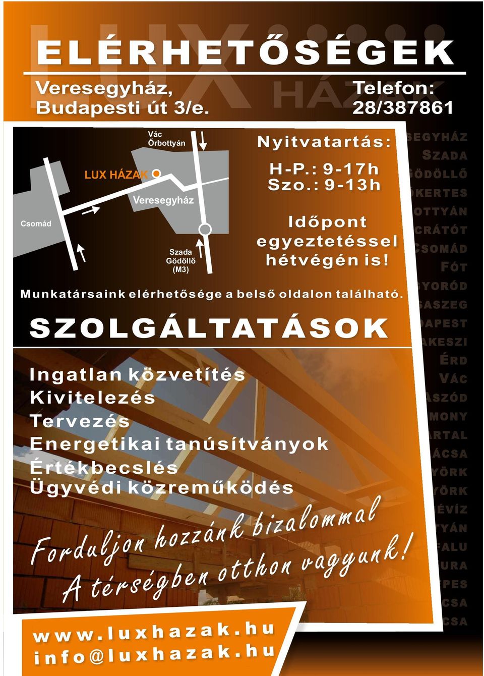 Munkatársaink elérhetősége a belső oldalon található.