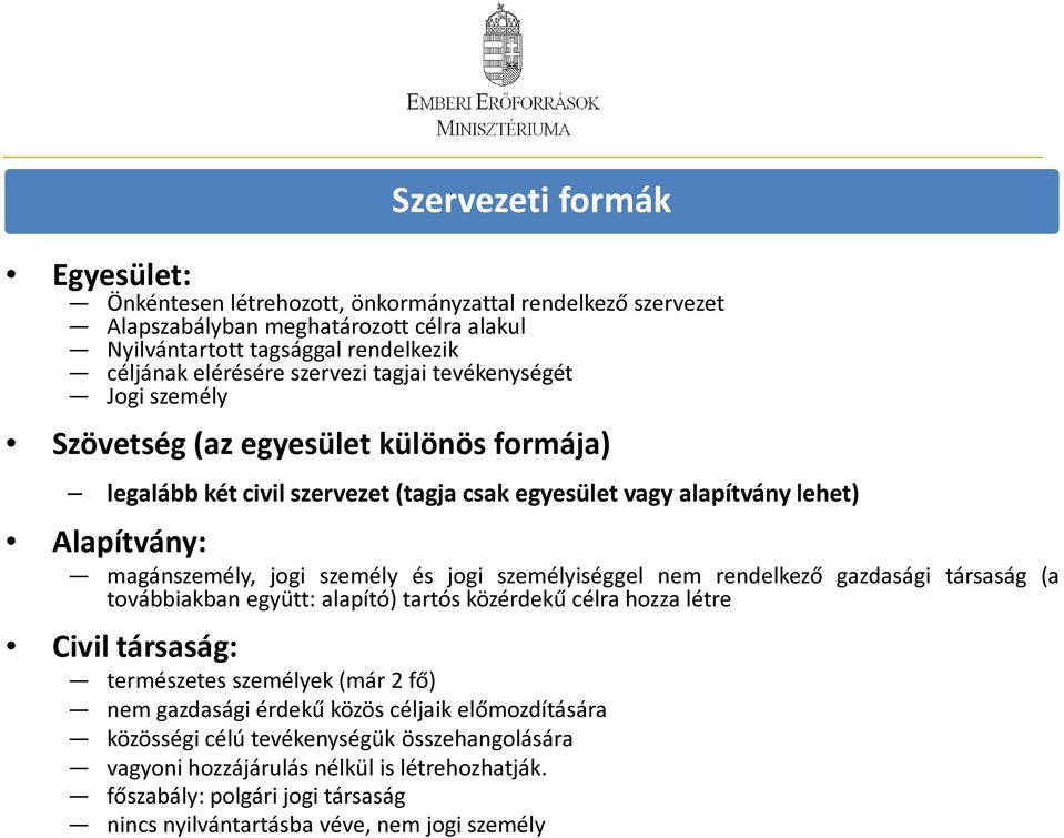 személy és jogi személyiséggel nem rendelkező gazdasági társaság (a továbbiakban együtt: alapító) tartós közérdekű célra hozza létre Civil társaság: természetes személyek (már 2 fő) nem