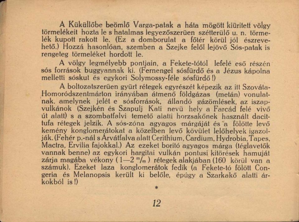 (Fernengel sósfürdő és a Jézus kápolna melletti sóskút és egykori Solymossy-féle sósfürdő!