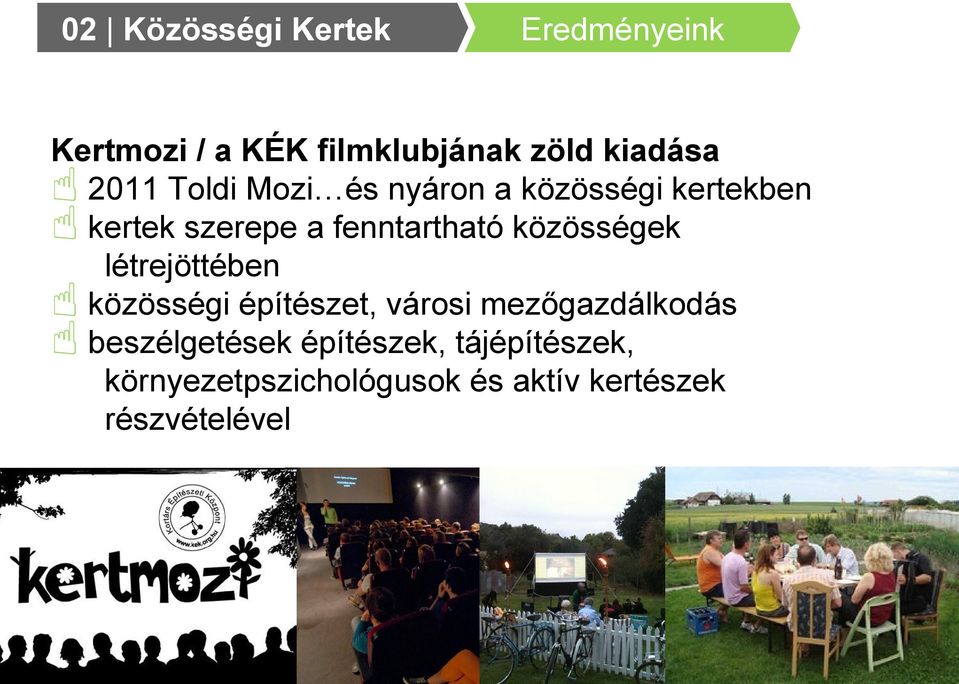 létrejöttében közösségi építészet, városi mezőgazdálkodás beszélgetések