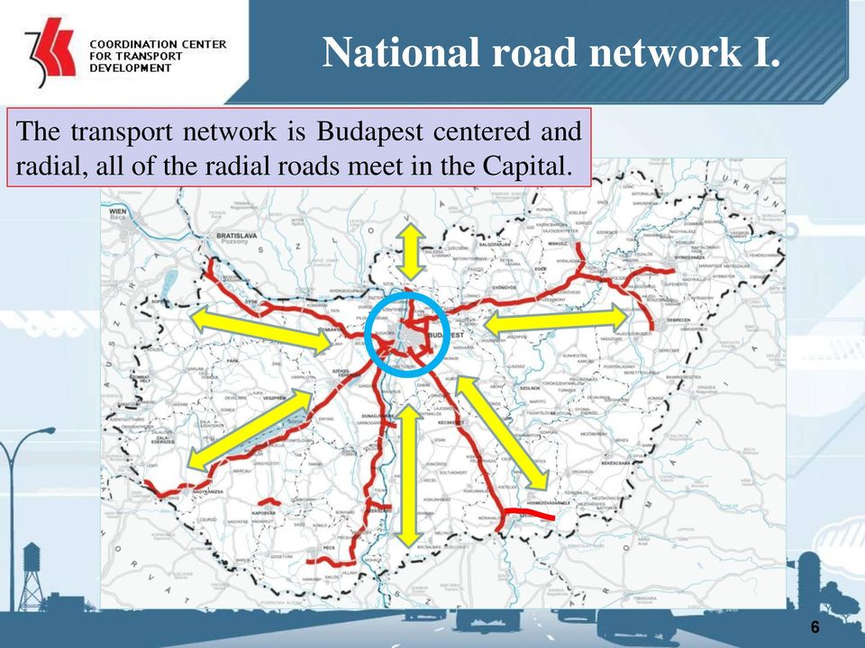 Budapest centered and radial,