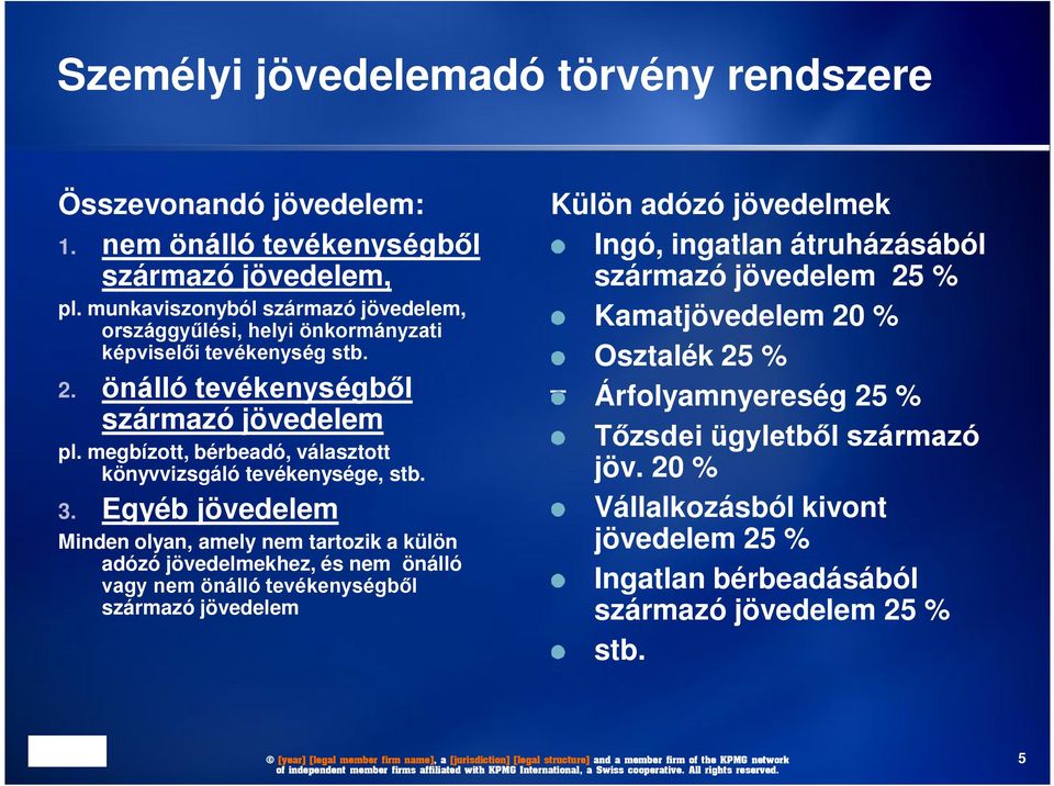 megbízott, bérbeadó, választott könyvvizsgáló tevékenysége, stb. 3.