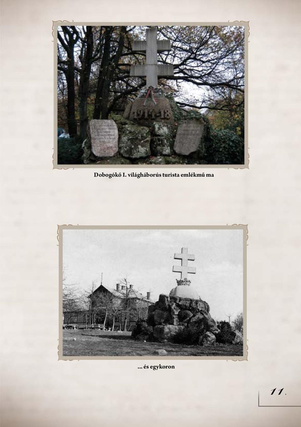 turista emlékmű