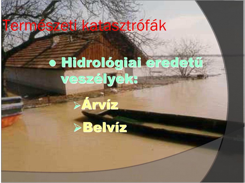 Hidrológiai