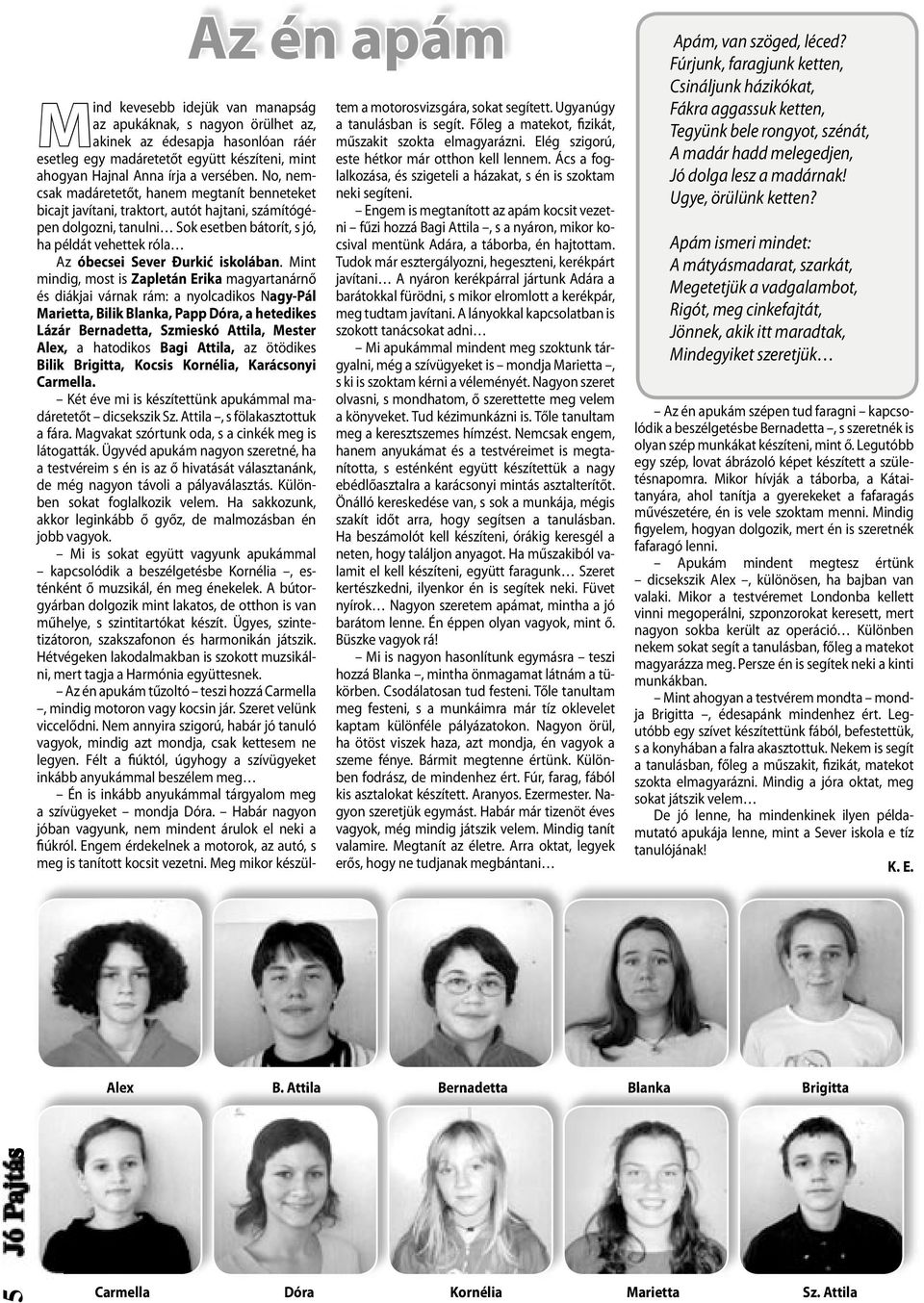 iskolában.
