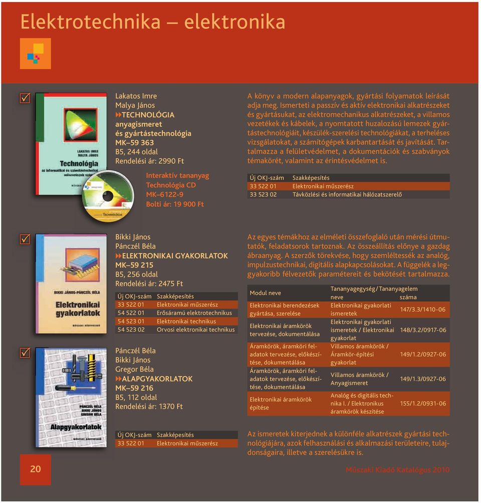 Erősáramú elektrotechnikus tankönyv