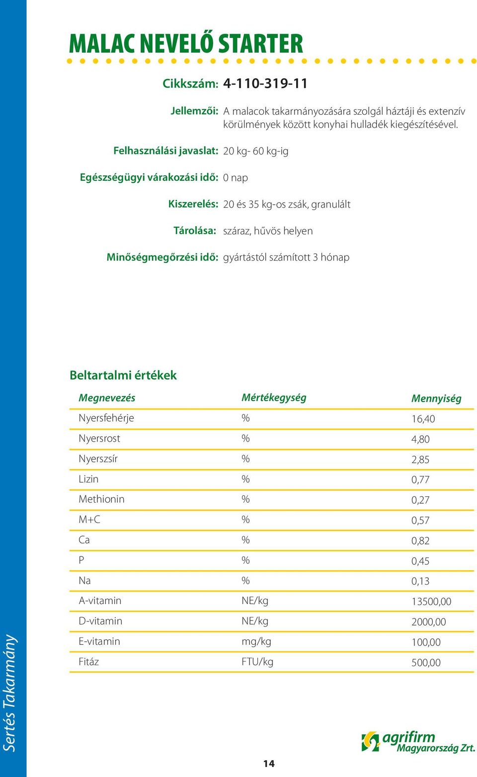 konyhai hulladék kiegészítésével.