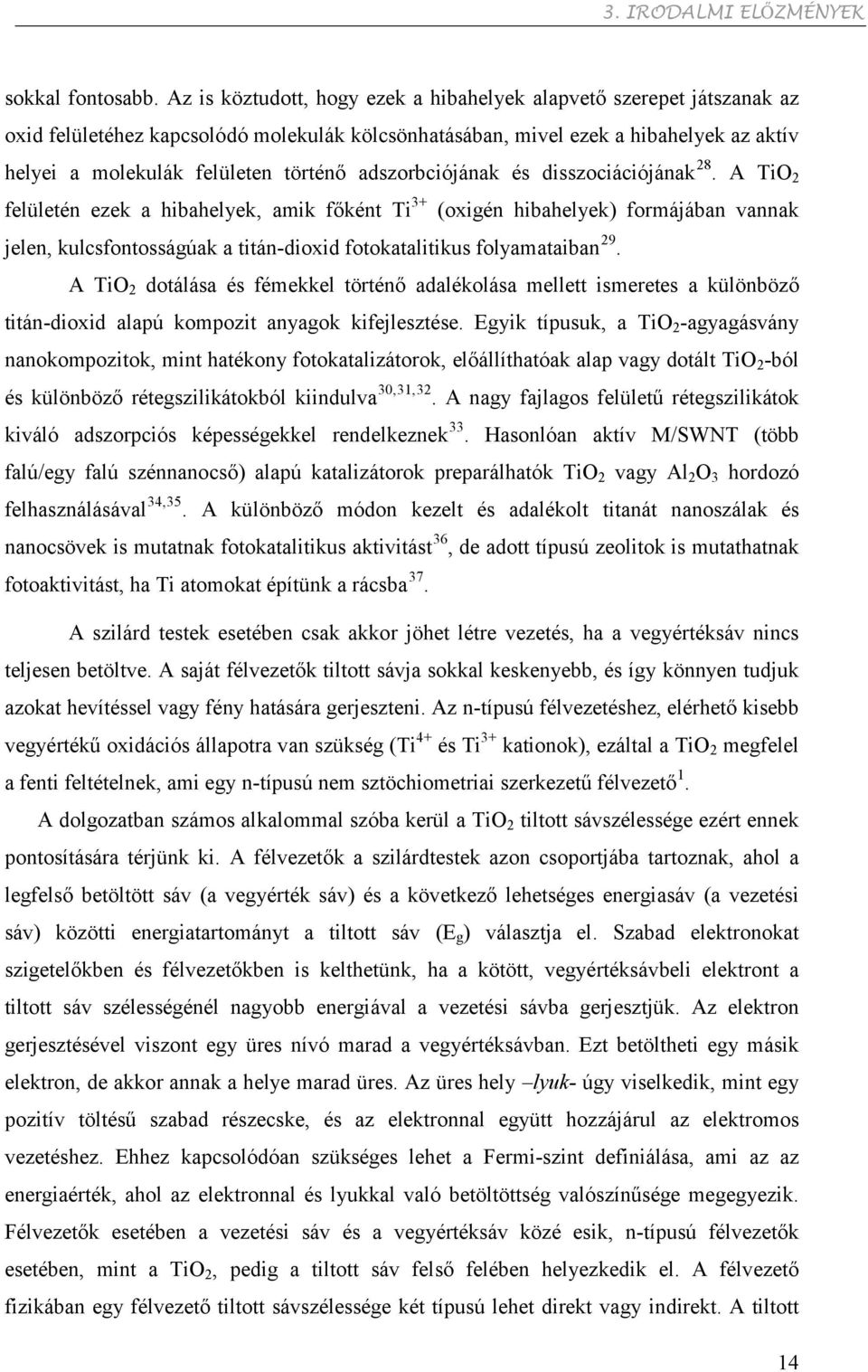 adszorbciójának és disszociációjának 28.