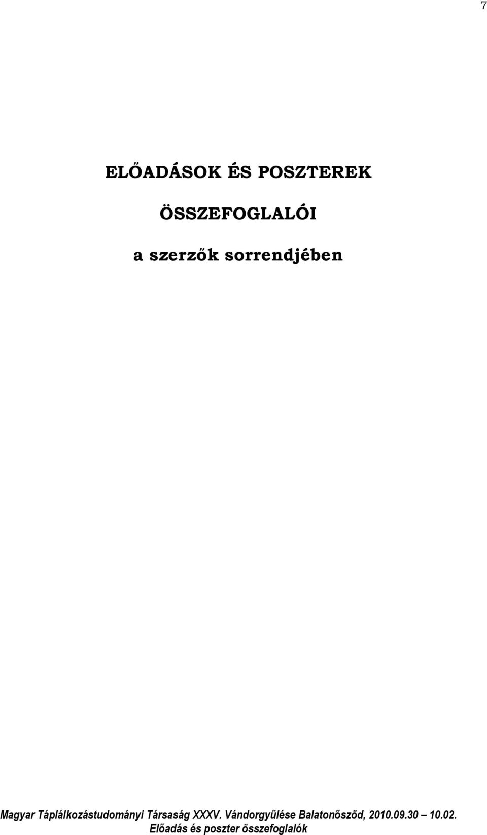 ÖSSZEFOGLALÓI a