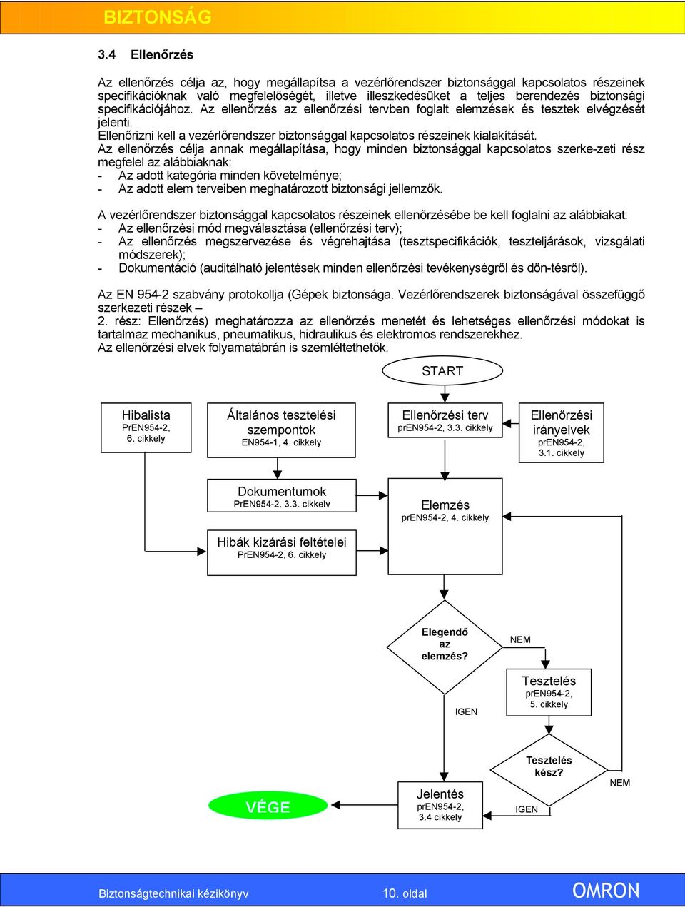 Az ellenőrzés célja annak megállapítása, hogy minden biztonsággal kapcsolatos szerke-zeti rész megfelel az alábbiaknak: - Az adott kategória minden követelménye; - Az adott elem terveiben