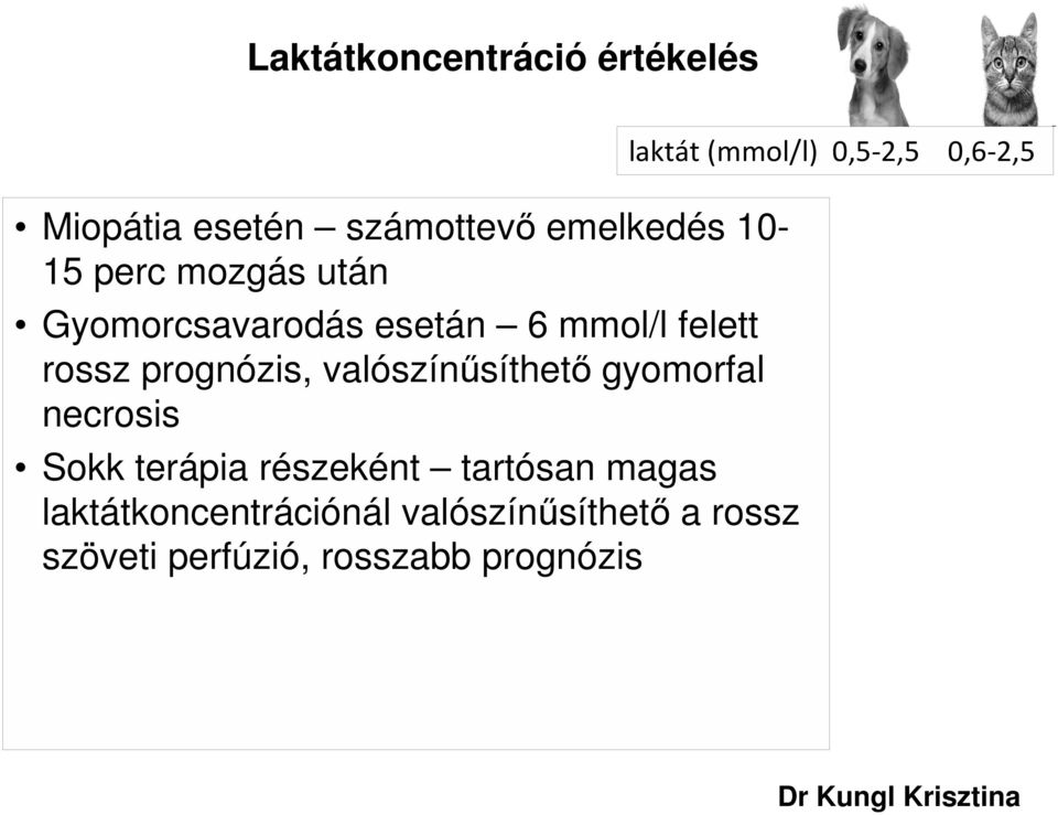 gyomorfal necrosis Sokk terápia részeként tartósan magas laktátkoncentrációnál