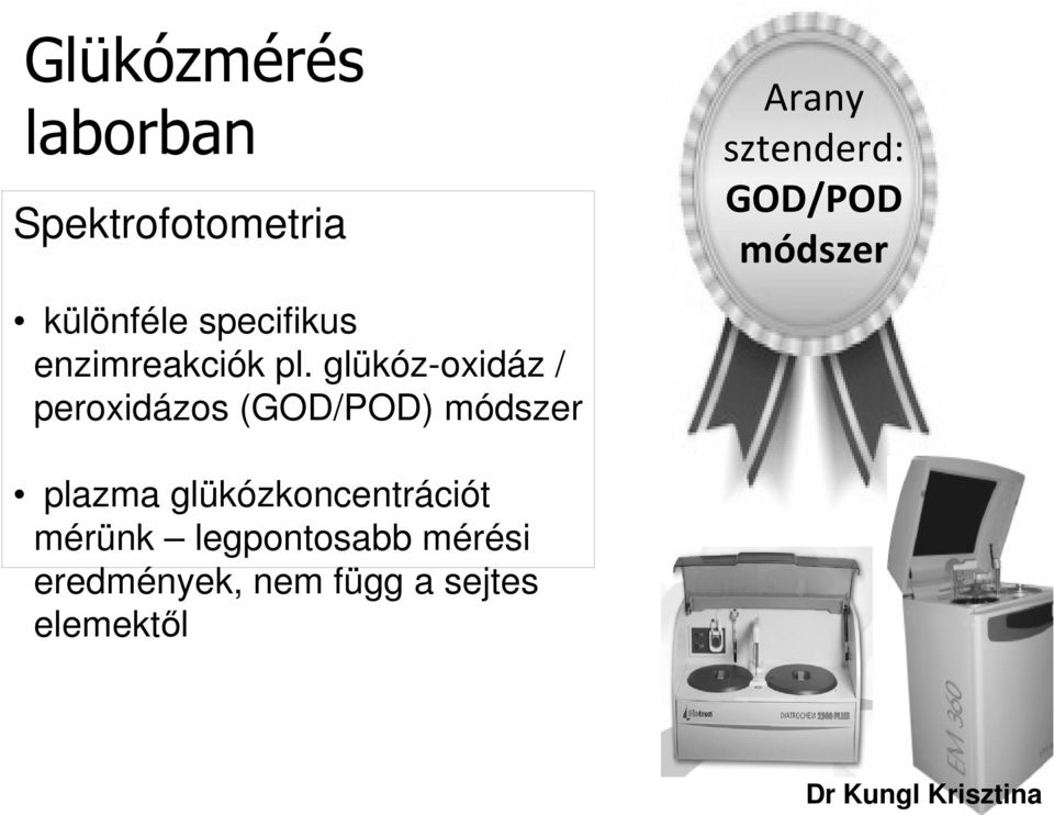 glükóz-oxidáz / peroxidázos (GOD/POD) módszer plazma